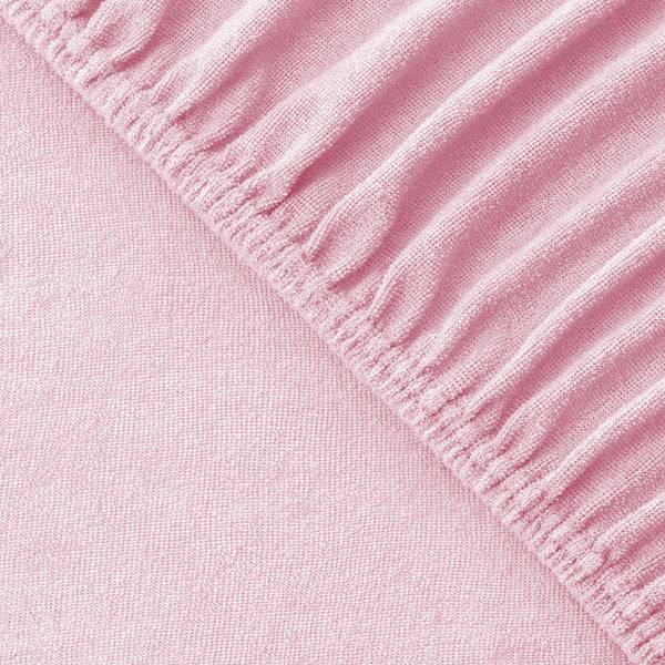 Julius Zöllner Fottee Spannbettlaken für Babymatratzen 60x120 bis 70x140cm, Rosa Große Rabatte