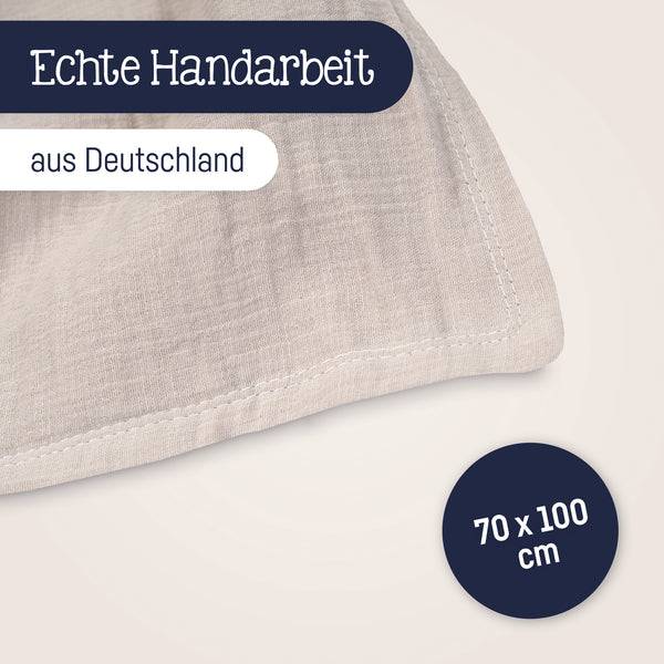 Julius Zöllner Kuscheldecke aus Baumwollmusselin, sand JETZT KAUFEN