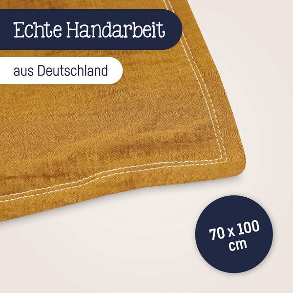 Julius Zöllner Kuscheldecke aus Baumwollmusselin, zimt Neueste Stile