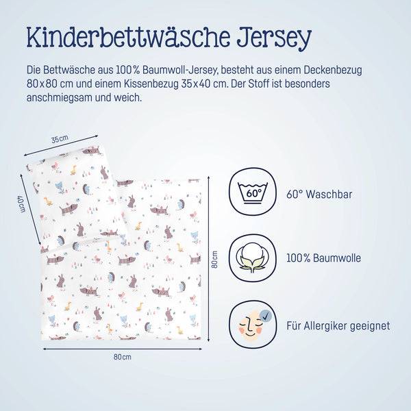 Julius Zöllner Jersey Bettwäsche Crazy Animals Kostenloser Versand international