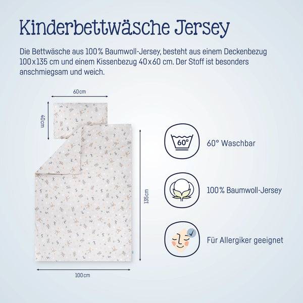 Julius Zöllner Jersey Bettwäsche Savanne Beige zollfrei