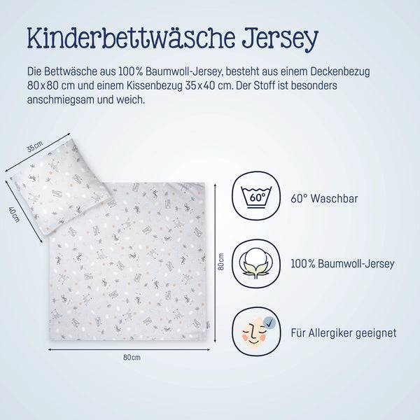 Julius Zöllner Jersey Bettwäsche Savanne Grau 50% Rabatt für begrenzte Zeit