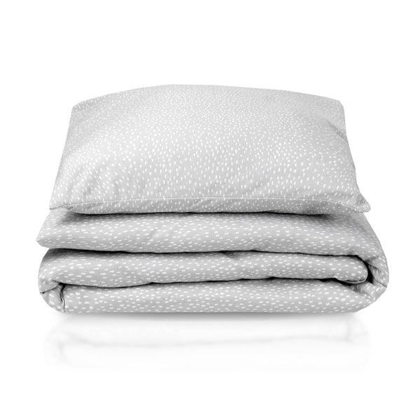 Julius Zöllner Jersey Bettwäsche Tiny Squares Grey Auslauf