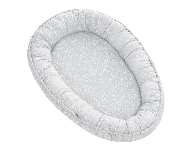 Julius Zöllner Jersey Kuschelnest NIDO, Tiny Squares Grey Sonderangebot
