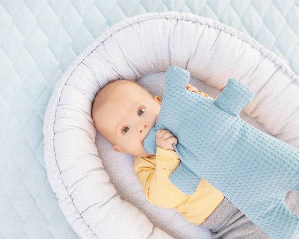 Julius Zöllner Jersey Kuschelnest NIDO, Tiny Squares Grey Sonderangebot