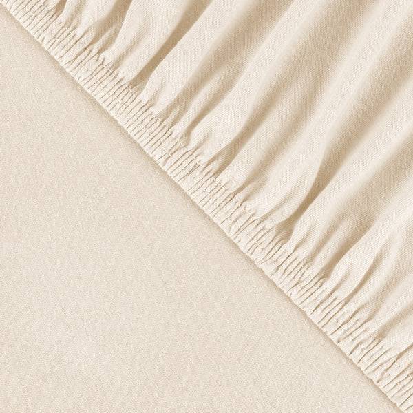 Julius Zöllner Jersey Spannbettlaken für Wiegen & Stubenwagenmatratzen 90x 40 cm, Ecru Kauf eins, bekomm eins gratis