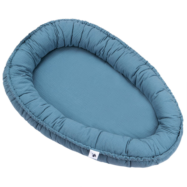 Julius Zöllner Musselin Kuschelnest NIDO, Blau