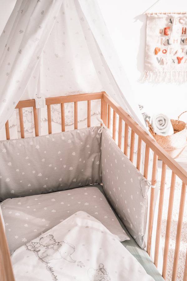 Julius Zöllner Nestchen für das Babybett, Dschungelblätter Schlussverkauf
