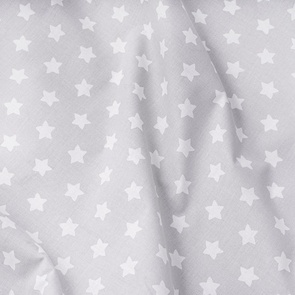 Julius Zöllner Nestchen für das Babybett, Sterne grau Fabrik Onlineshop