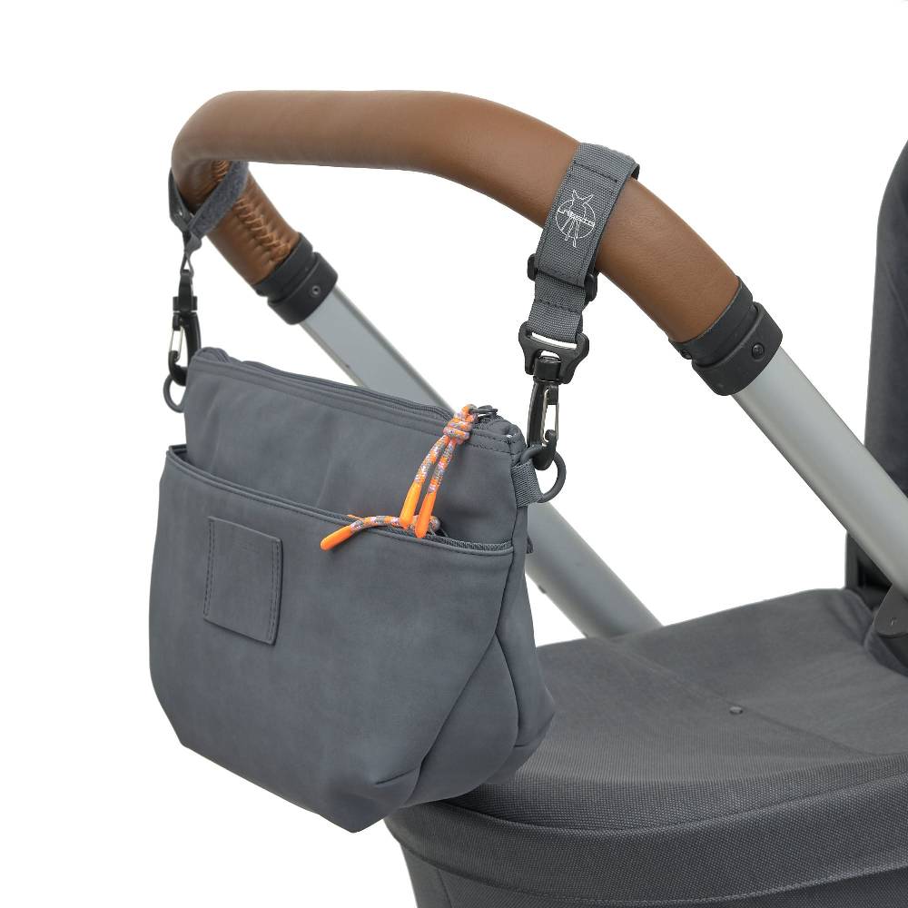 Lässig Kinderwagen Organizer - Bum Bag, Anthrazit Räumungsverkauf