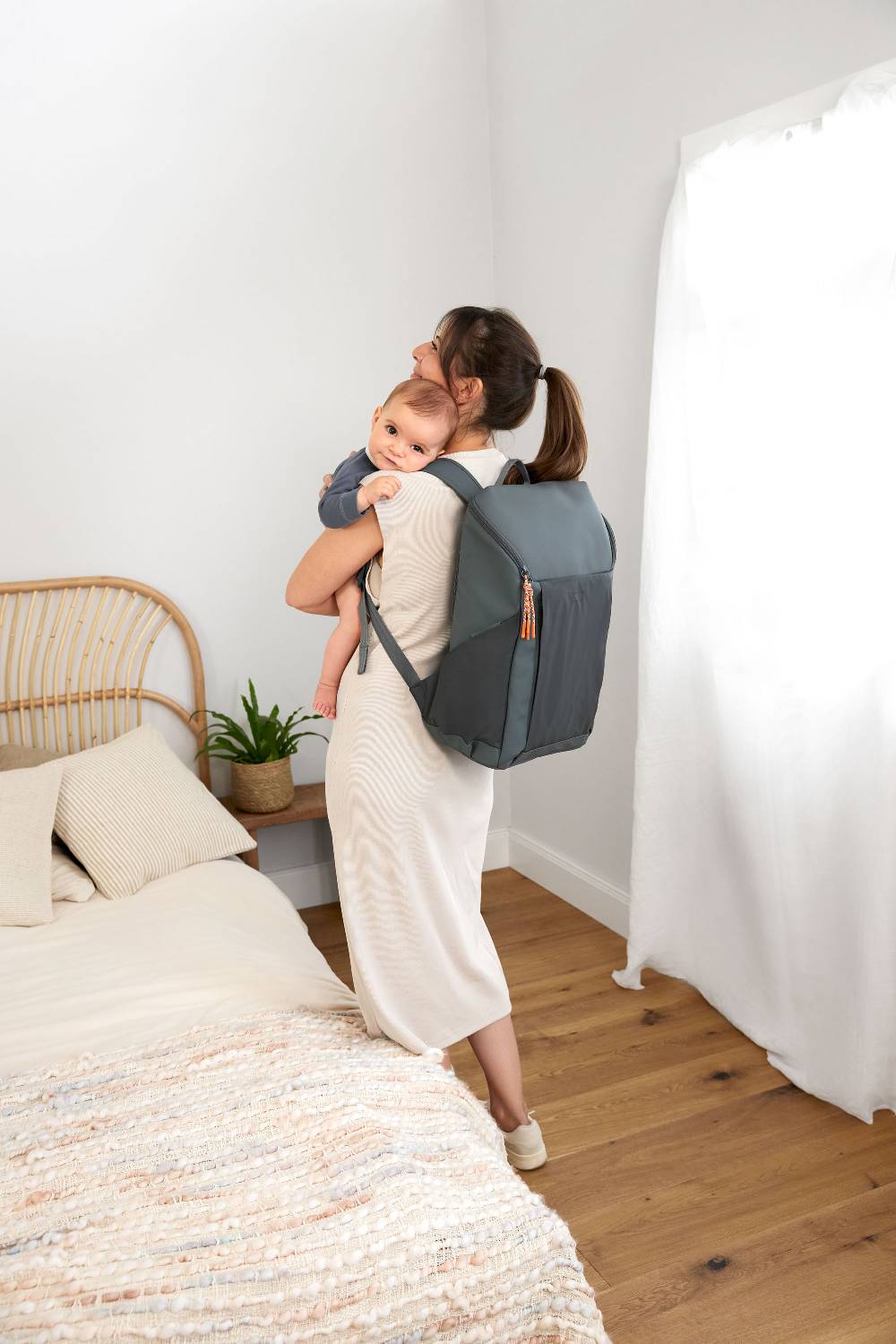 Lässig Wickelrucksack reflektierend - Slender Up Backpack, Anthrazit Riesige Ersparnisse