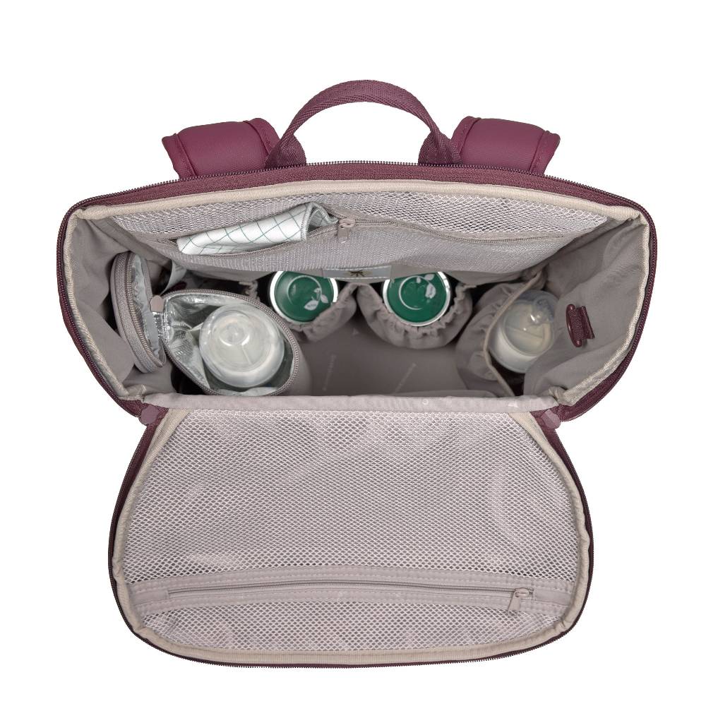 Lässig Wickelrucksack - Slender Up Backpack, Tiefrot Super Sparpreis