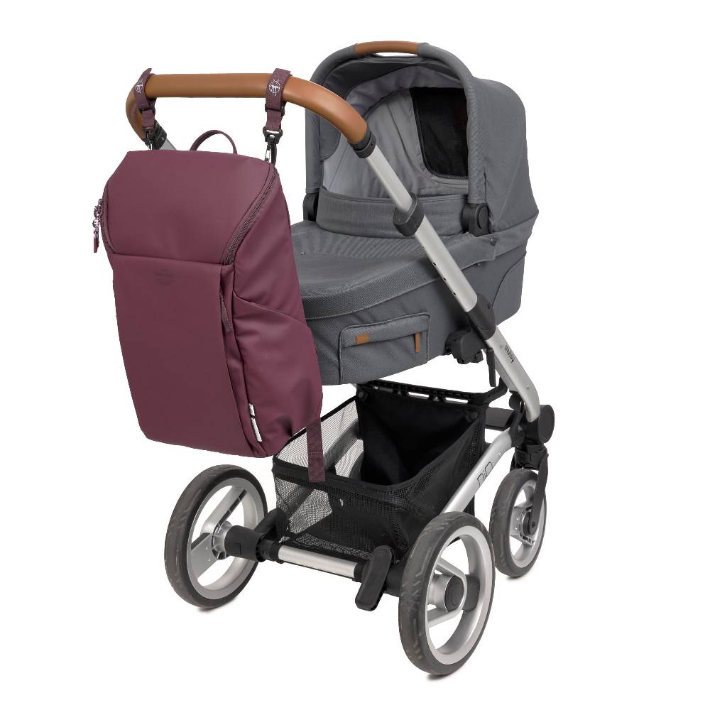 Lässig Wickelrucksack - Slender Up Backpack, Tiefrot Super Sparpreis