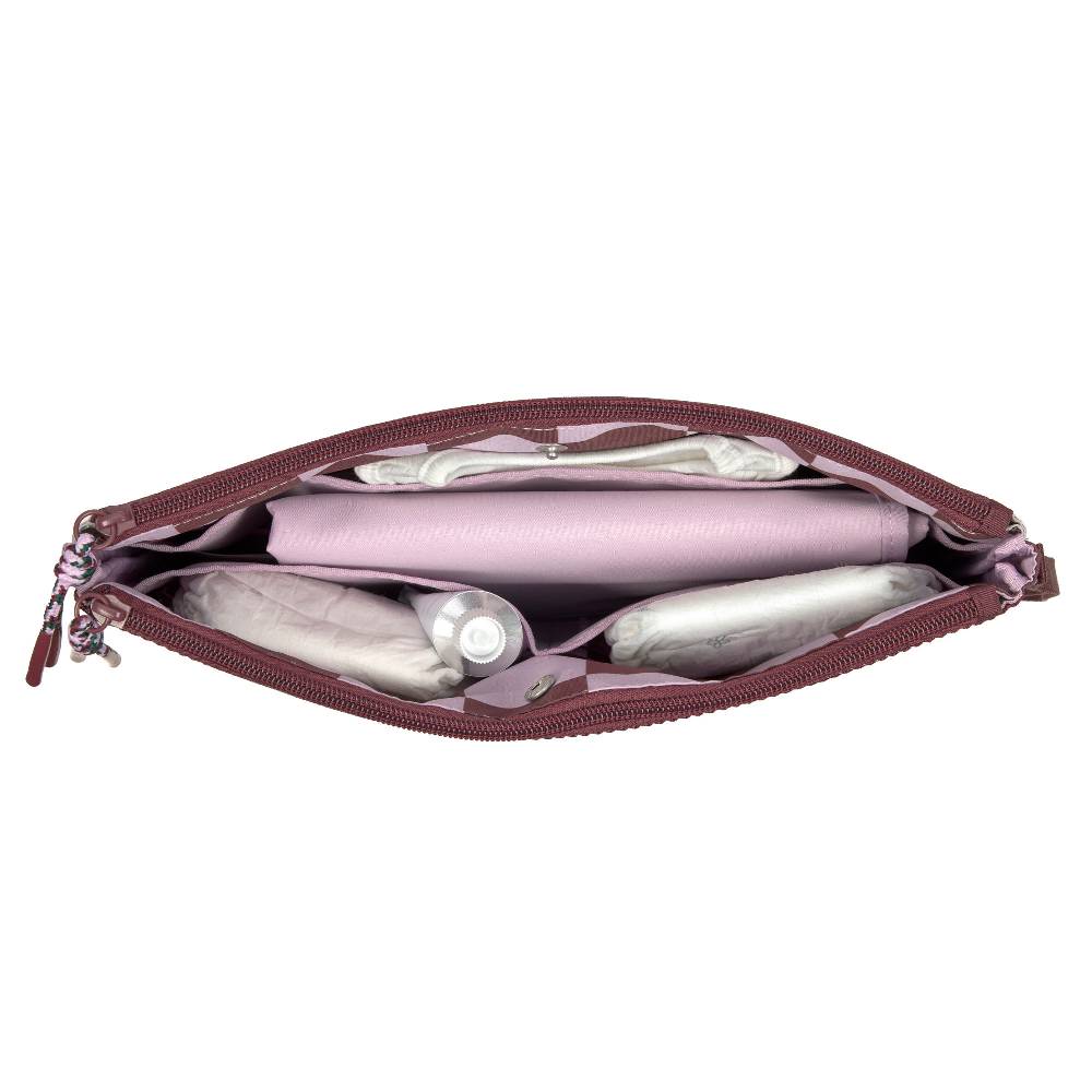 Lässig Windeltasche - Clutch, Tiefrot Lavendel Bis zu 50% Rabatt