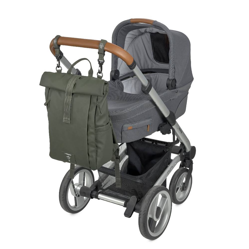 Lässig Wickelrucksack - Rolltop Up Backpack, Oliv Super Rabatt