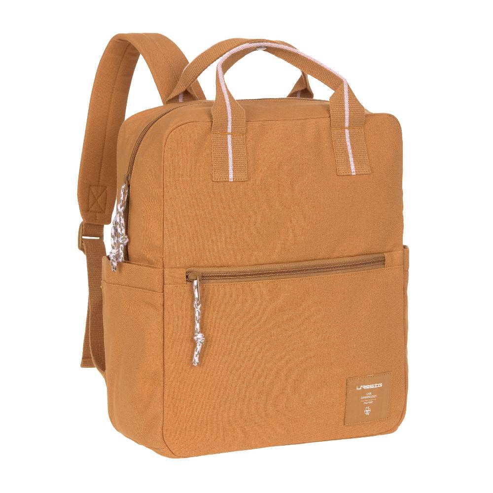 Lässig Wickelrucksack Square Little One & Me - Big, Karamell Clearance-Verkauf