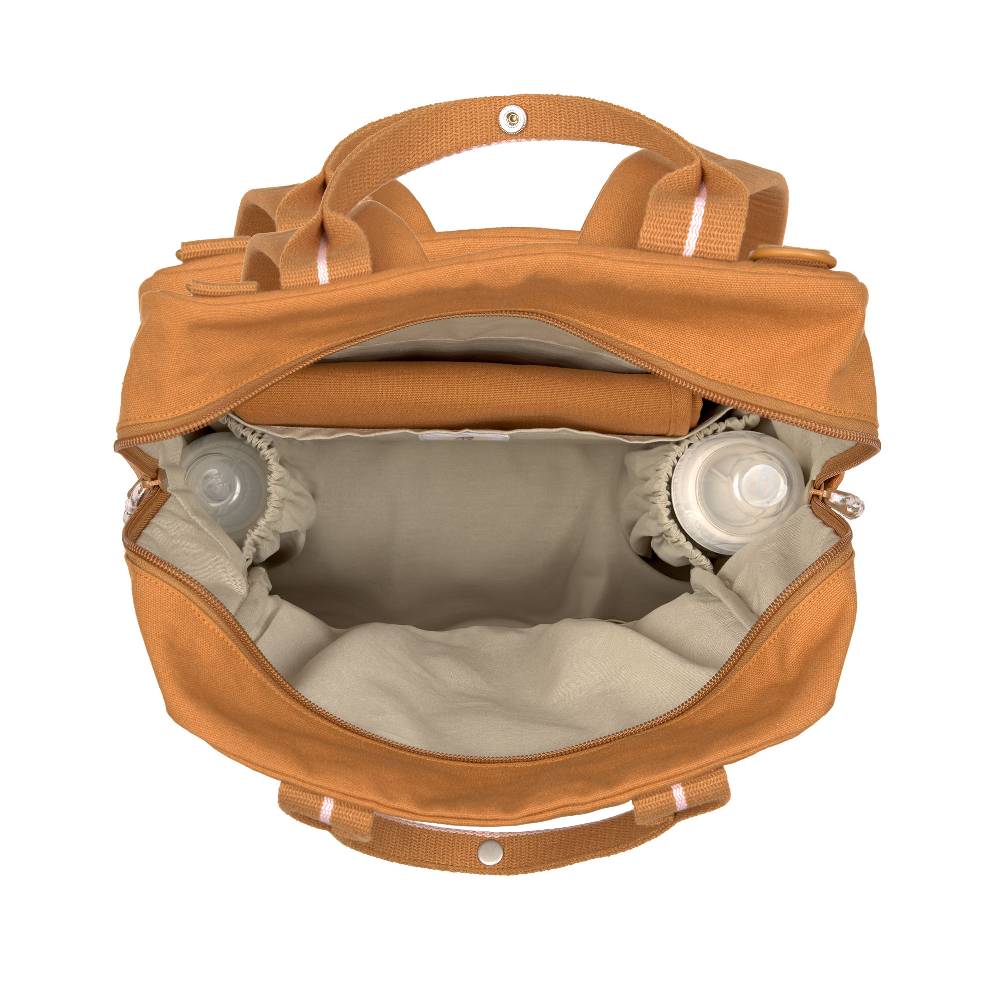 Lässig Wickelrucksack Square Little One & Me - Big, Karamell Clearance-Verkauf