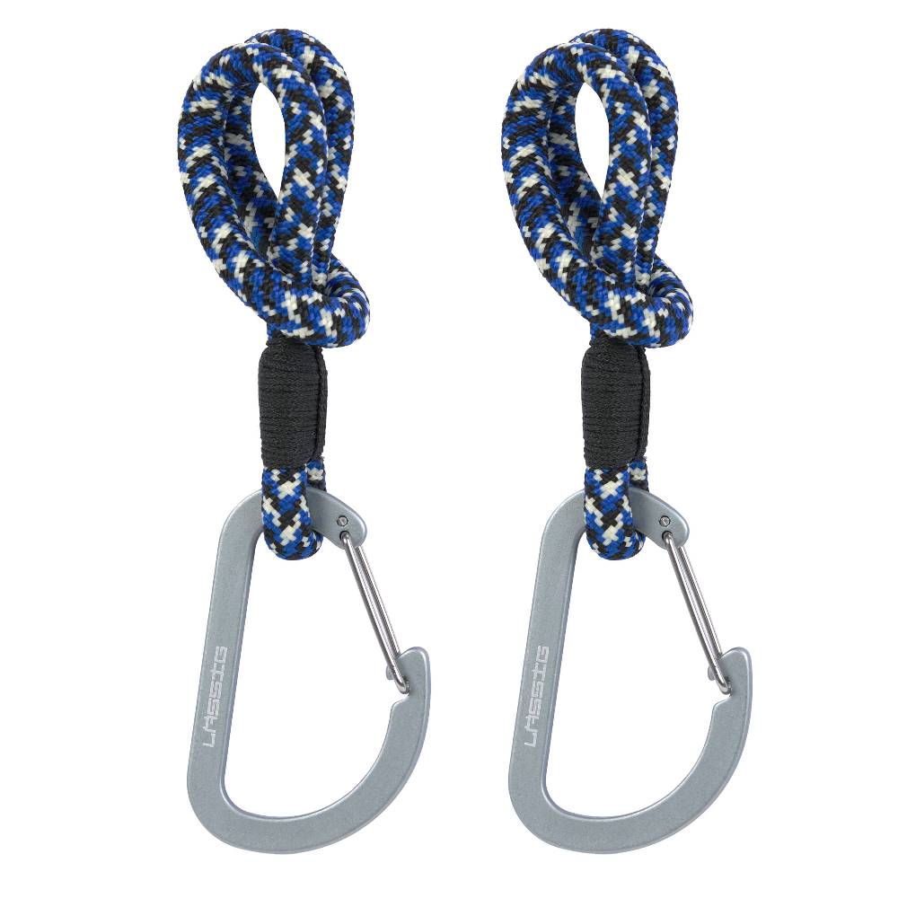 Lässig Kinderwagenhaken 2er Set - Karabiner, Schwarz Blau Outlet