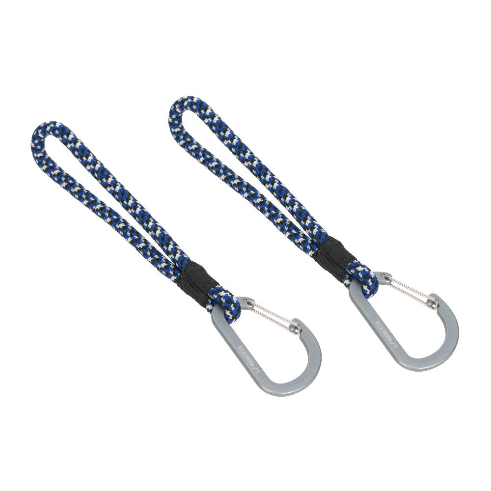 Lässig Kinderwagenhaken 2er Set - Karabiner, Schwarz Blau Outlet