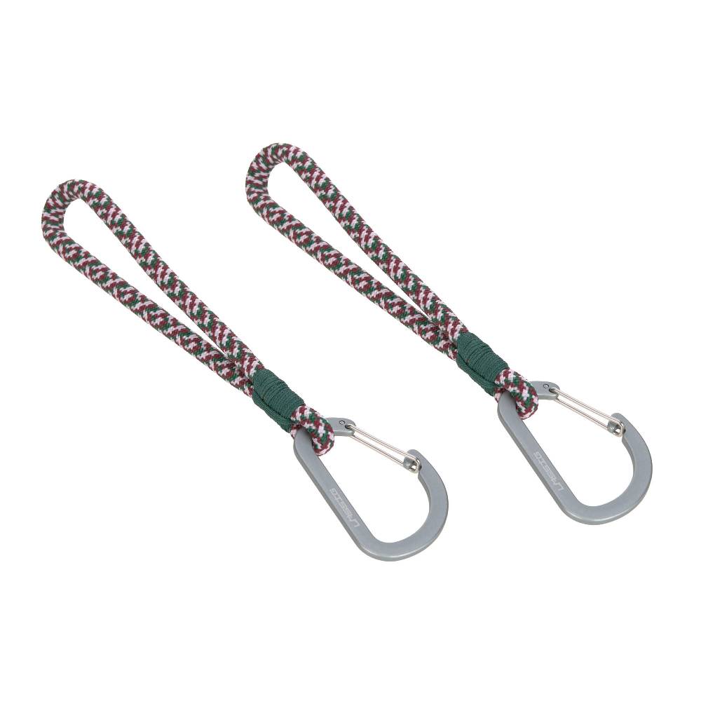 Lässig Kinderwagenhaken 2er Set - Karabiner, Grün Lila Verkauf