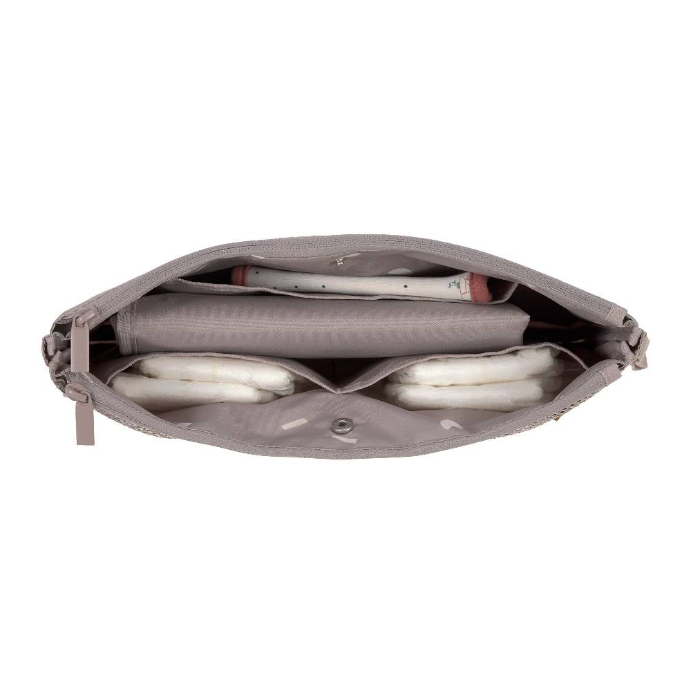 Lässig Windeltasche - Changing Organizer Blocks Taupe, Grau im Angebot