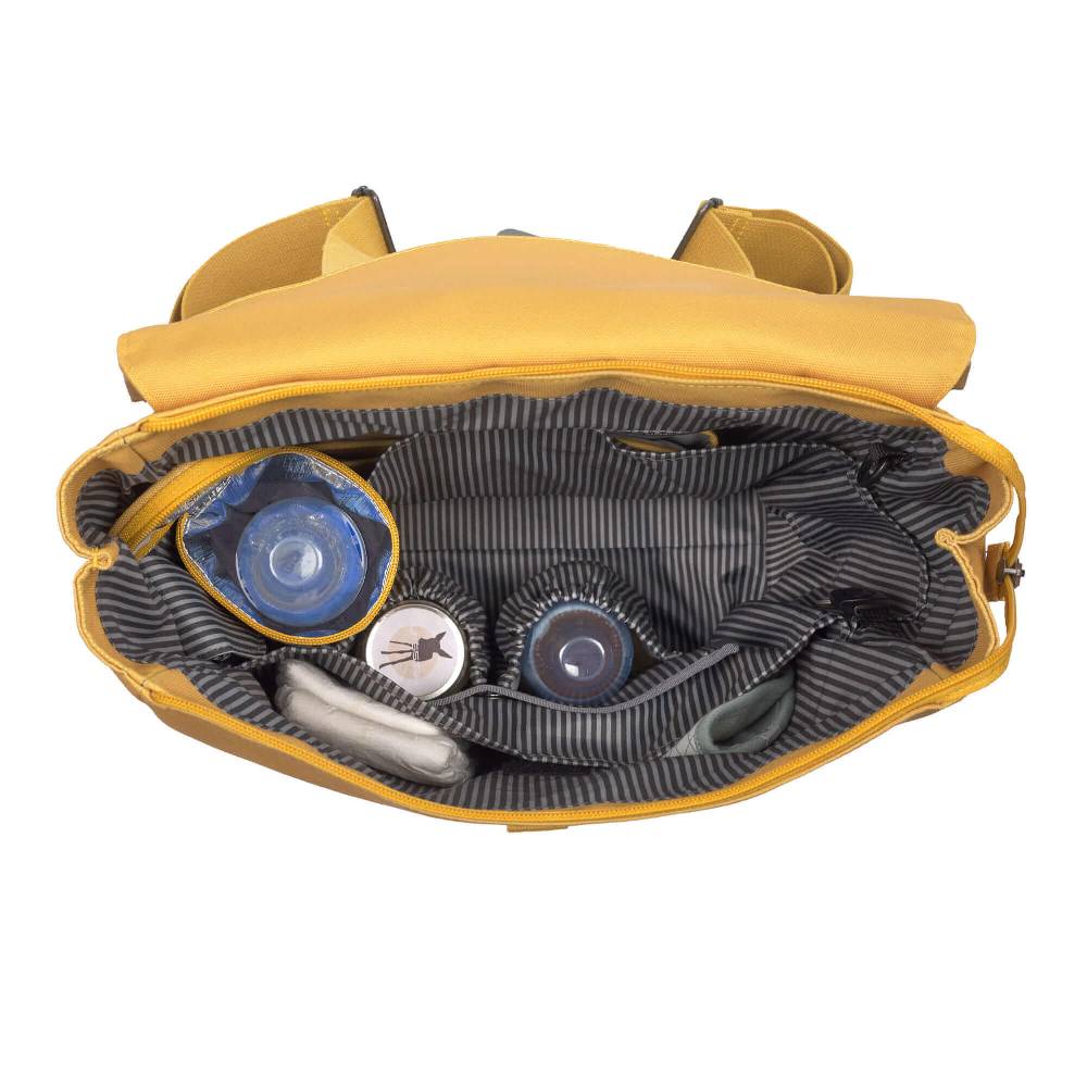 Lässig Wickelrucksack - Green Label Adventure Backpack, Lemon Curry Günstiger Verkauf