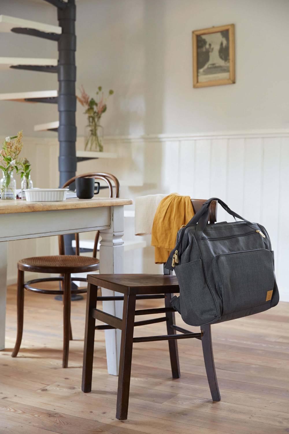 Lässig Wickelrucksack Zwillinge - Goldie Twin Backpack, Anthracite Blitzverkäufe
