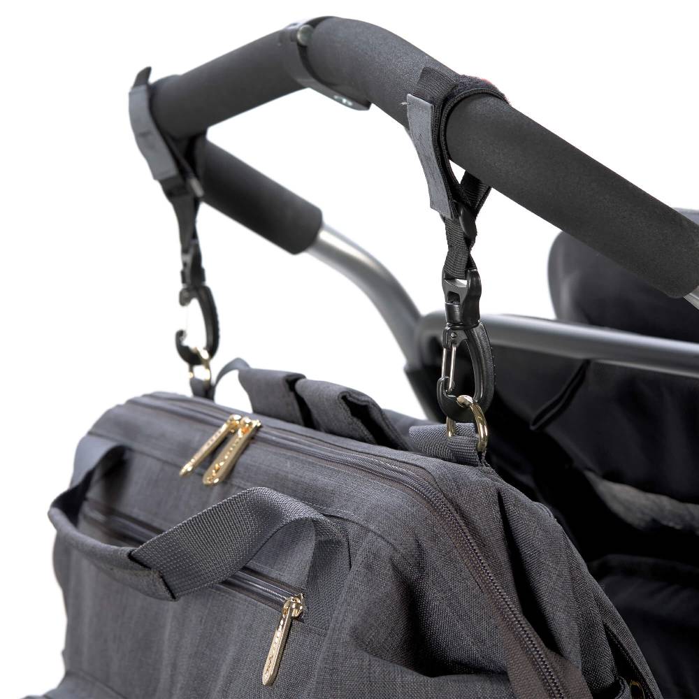 Lässig Wickelrucksack Zwillinge - Goldie Twin Backpack, Anthracite Blitzverkäufe