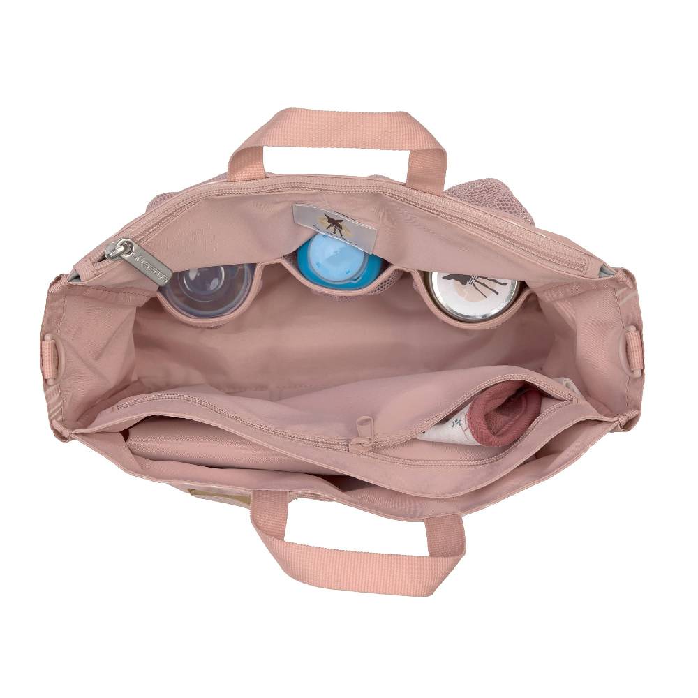 Lässig Wickeltasche - Multitalent Organizer Soft Stripes Rose, Rosa Günstig kaufen