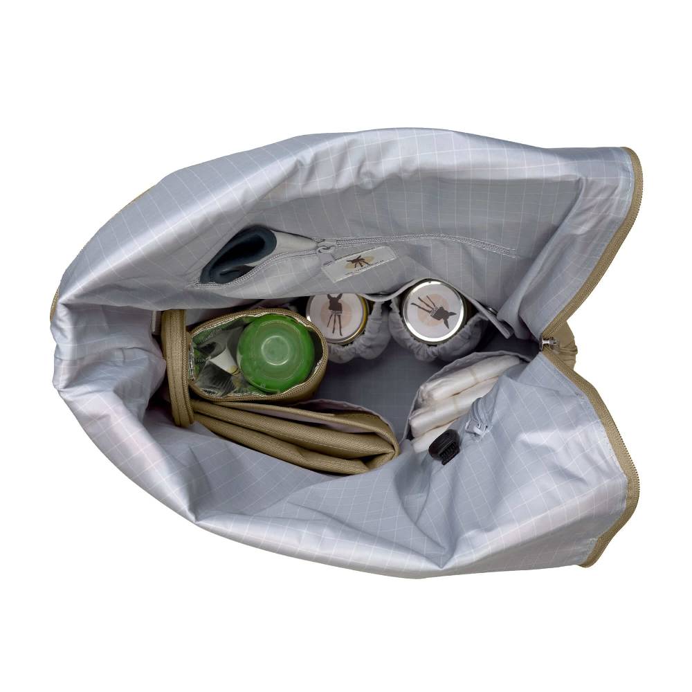 Lässig Wickelrucksack - Rolltop Backpack, Olive Weihnachtsangebot