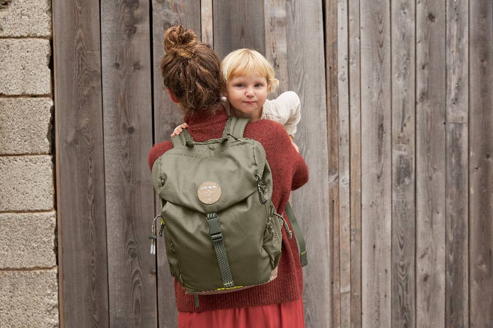 Lässig Wickelrucksack - Outdoor Backpack, Olive Top Angebot