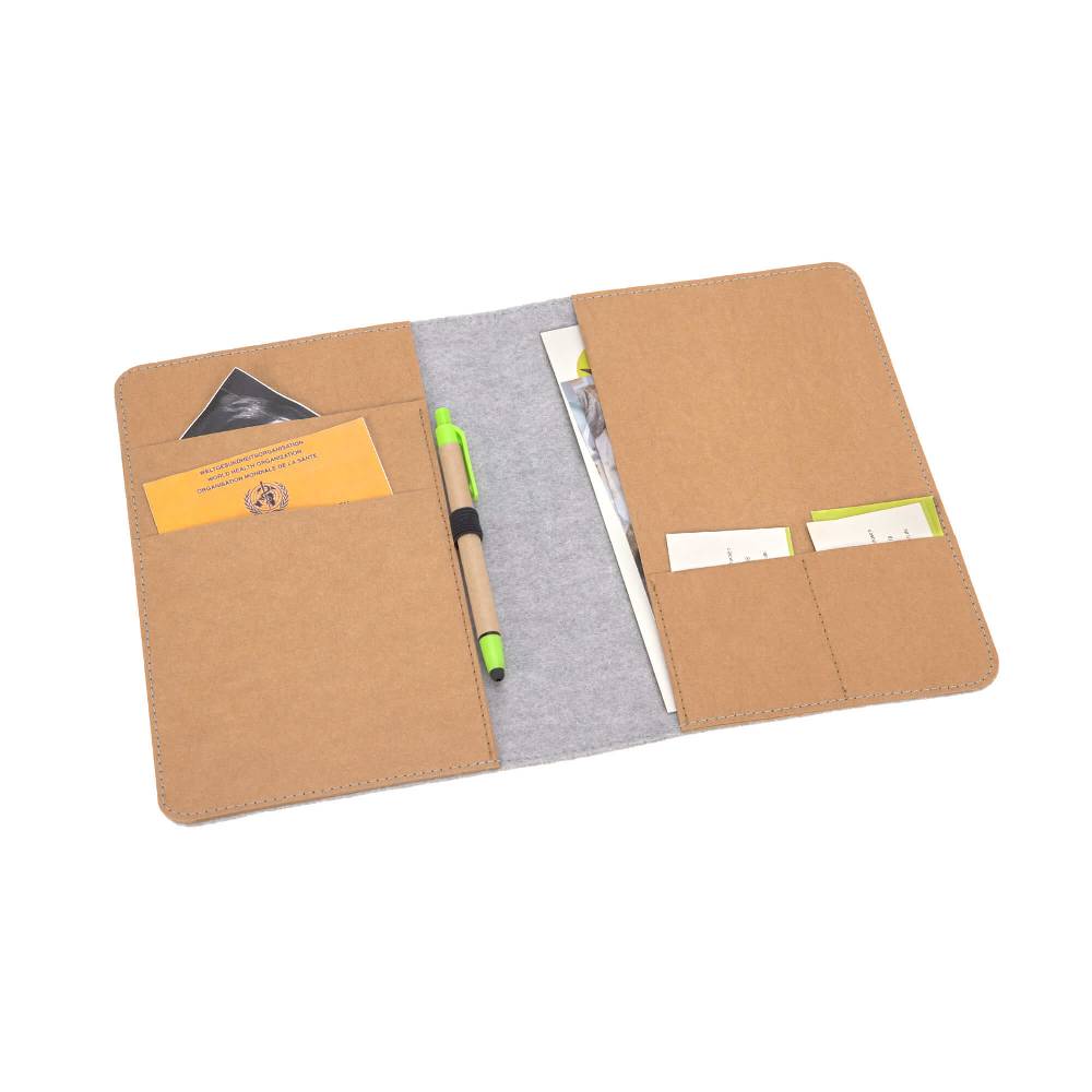 Lässig Mutterpasshülle - Dokumentenmappe Herz im Glück Limited Edition, Felt Grey Neueste Mode