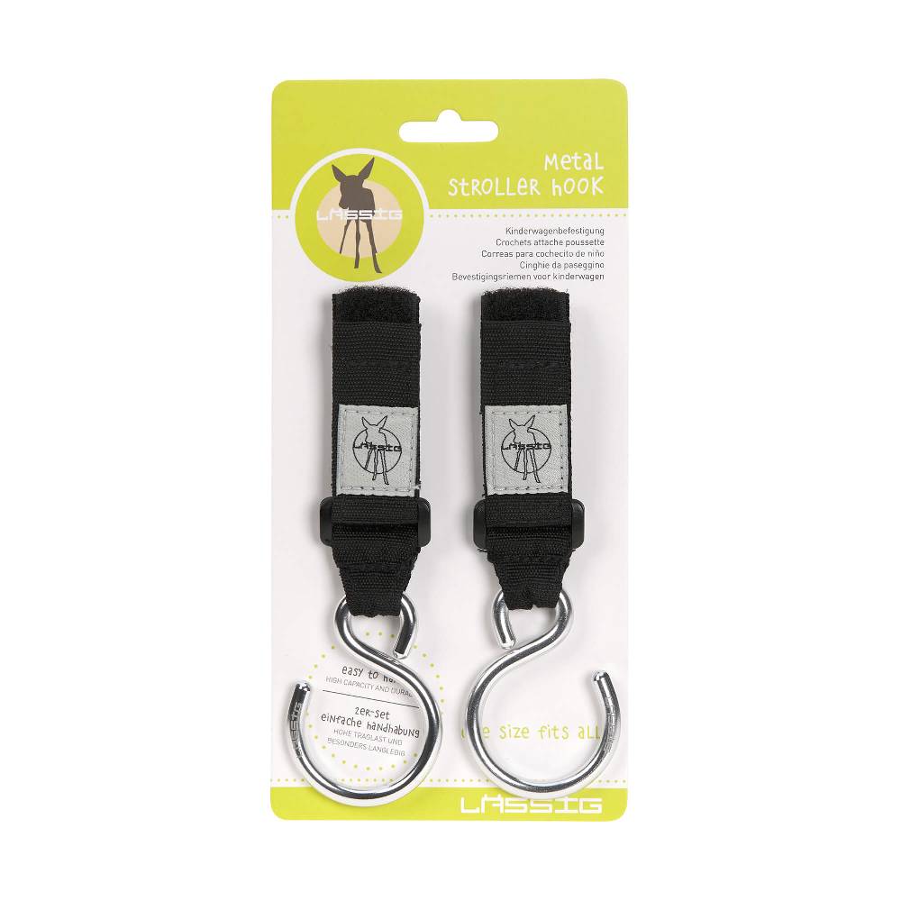 Lässig Kinderwagenhaken (2 Stk) - Stroller Hooks, metal Bestseller