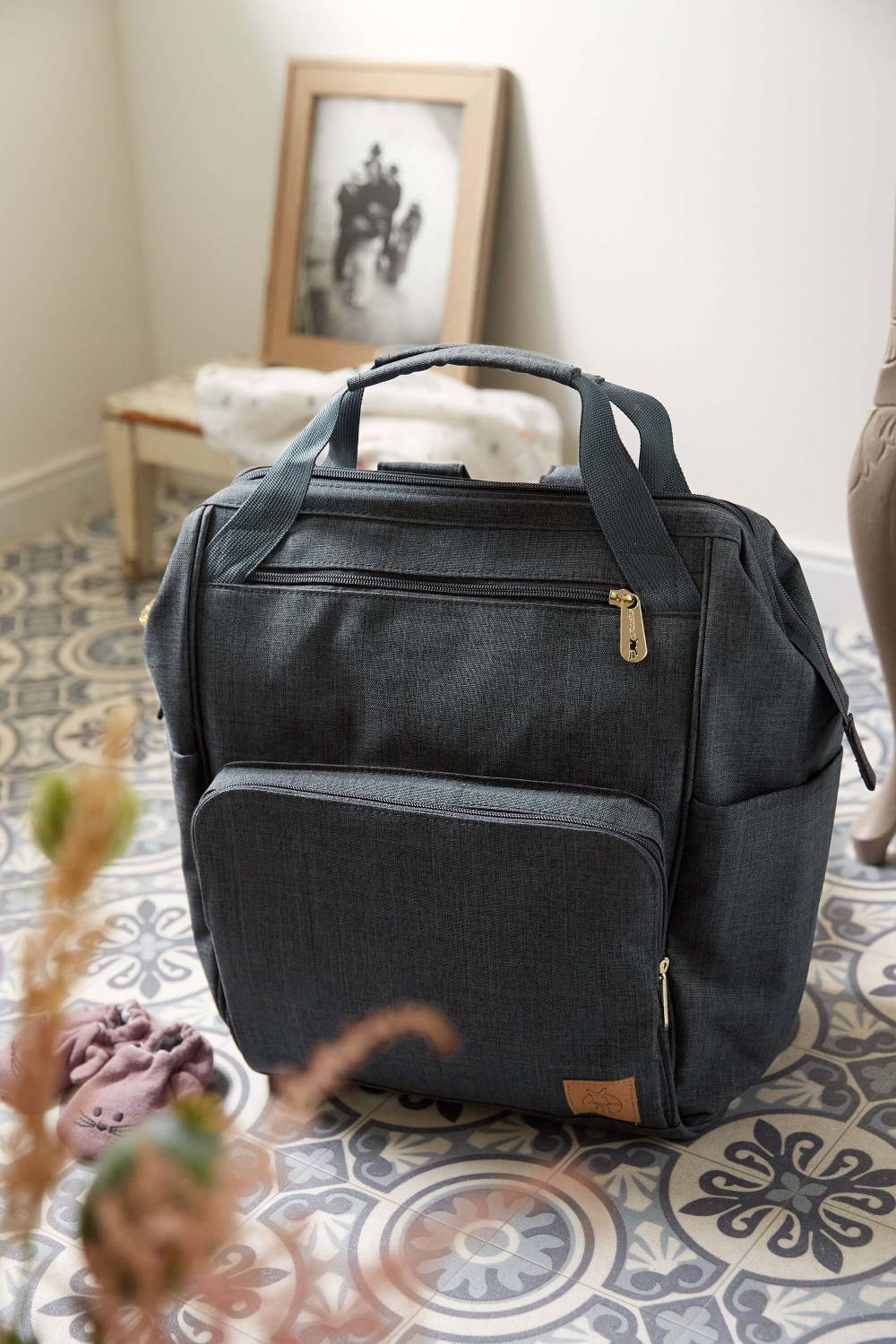 Lässig Wickelrucksack - Glam Goldie Backpack, Anthracite Riesige Ersparnisse