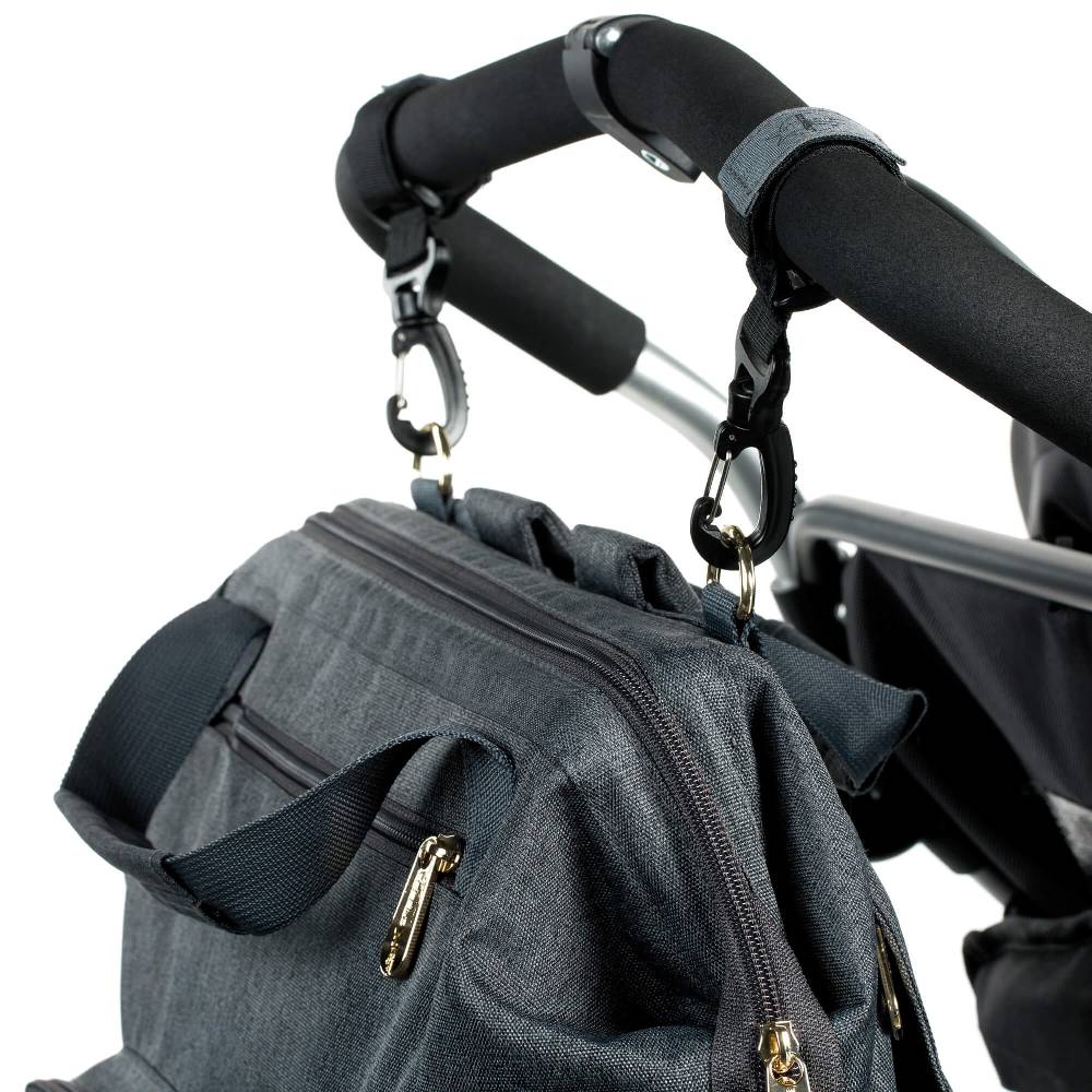 Lässig Wickelrucksack - Glam Goldie Backpack, Anthracite Riesige Ersparnisse