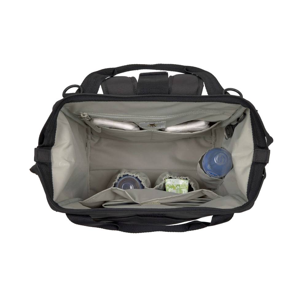 Lässig Wickelrucksack Goldie Up Green Label - Schwarz VIP-Rabatte
