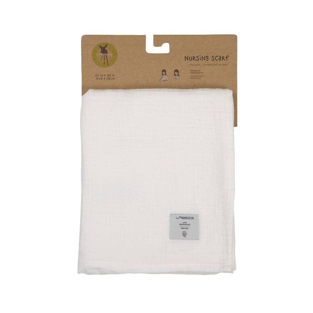 Lässig Stillschal - Musselin Nursing Scarf, Milky Letzte 2 Tage
