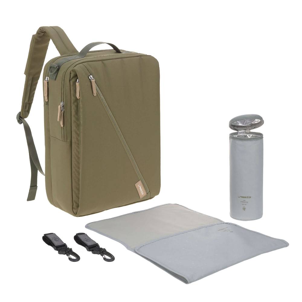 Lässig Wickelrucksack - Green Label Tidy Talent, Olive Letzter Tag