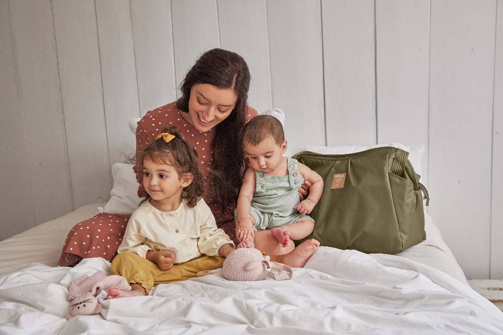 Lässig Zwillingswickeltasche - Green Label Twin, Olive Bis zu 50% Rabatt