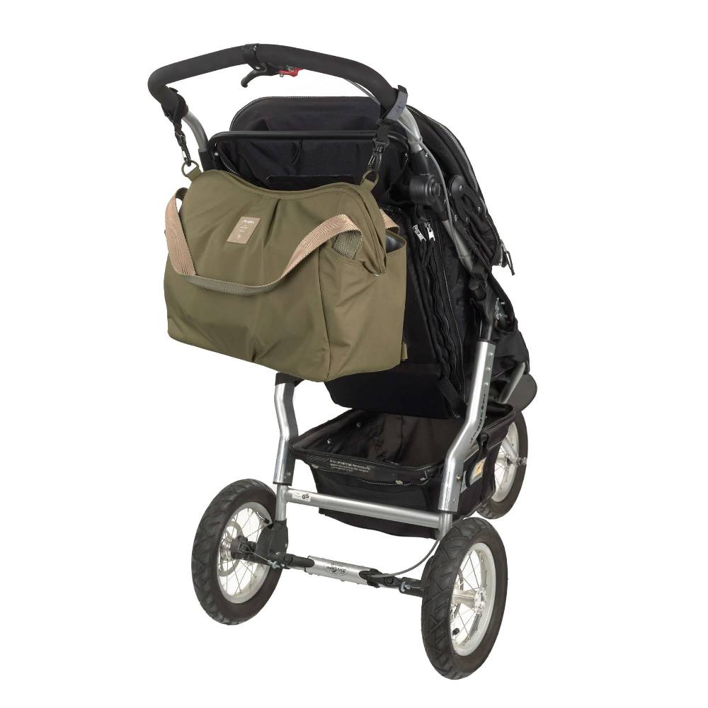 Lässig Zwillingswickeltasche - Green Label Twin, Olive Bis zu 50% Rabatt