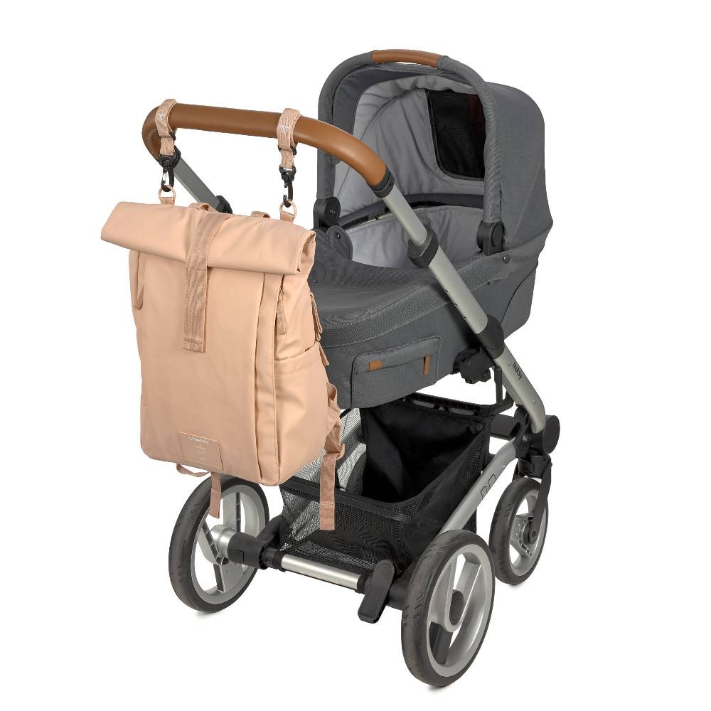 Lässig Wickelrucksack - Rolltop Up Backpack, Rosa (Limited Edition) Fabrikladen