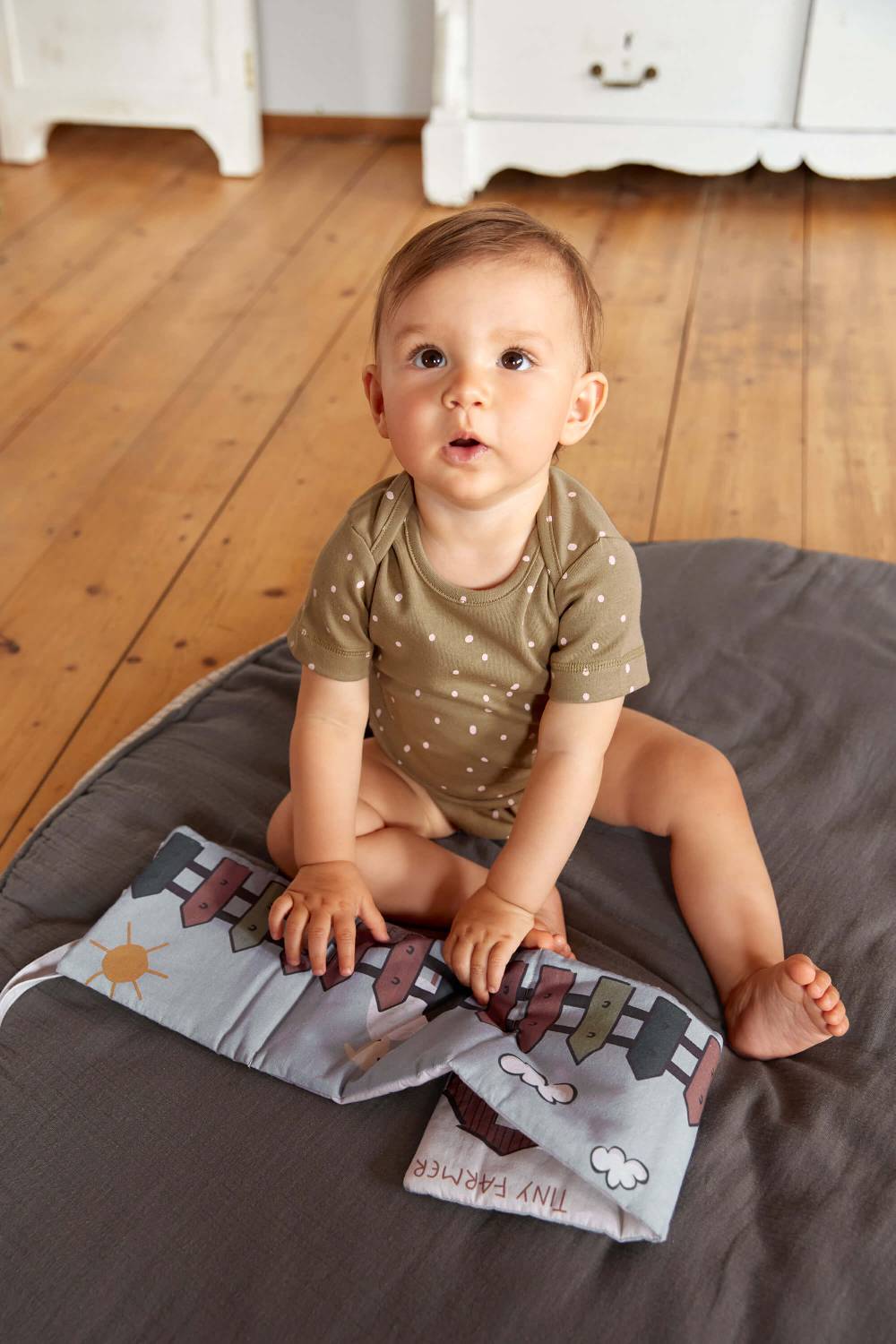 Lässig Stoffbuch Baby - Activity Soft Toy Book, Tiny Farmer Fabrik Onlineshop