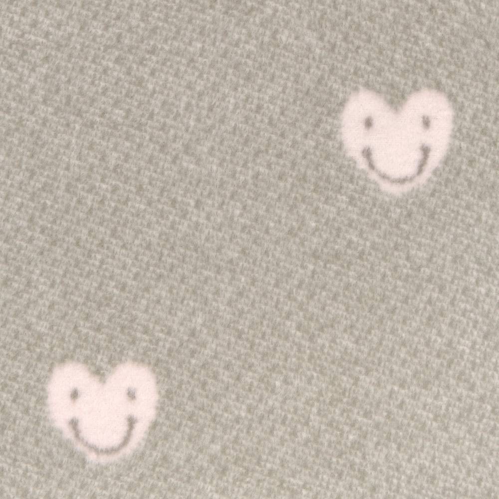 Lässig Babydecke - Bio Baumwolle, Grau Rosa Flash Sale