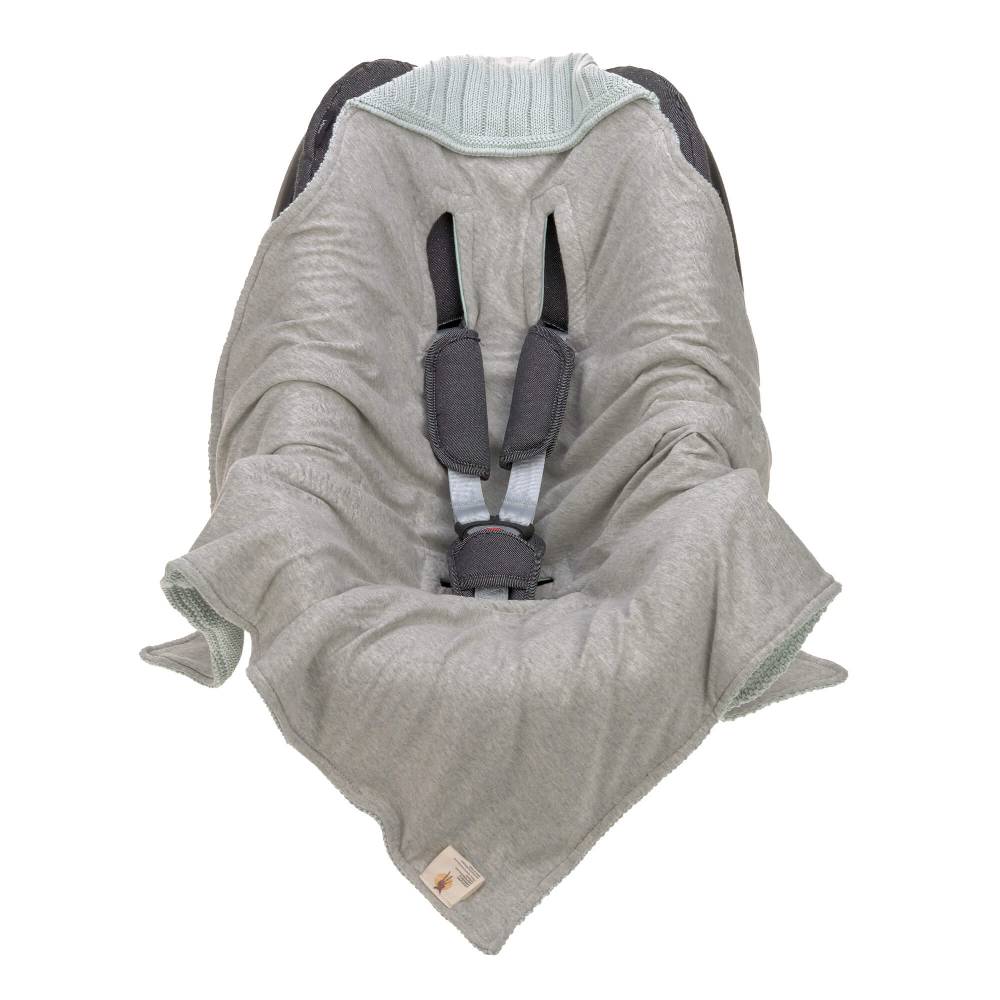Lässig Einschlagdecke Baby - Bio Baumwolle, Light Mint Online Shopping