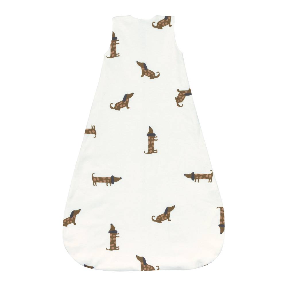 Lässig Baby Schlafsack 1,0 TOG - Bio Baumwolle, Hund Milky Exklusivangebot