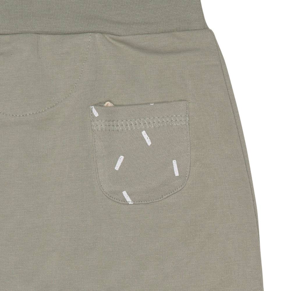 Lässig Babyhose - Bio Baumwolle, Oliv Saisonschlussverkauf