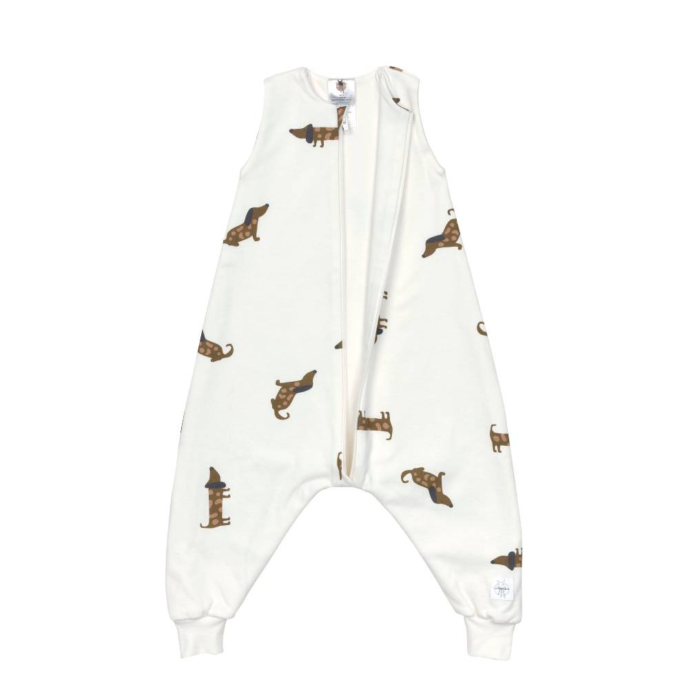 Lässig Kinder Schlafoverall 1 TOG - Bio Baumwolle, Beige Osterangebot