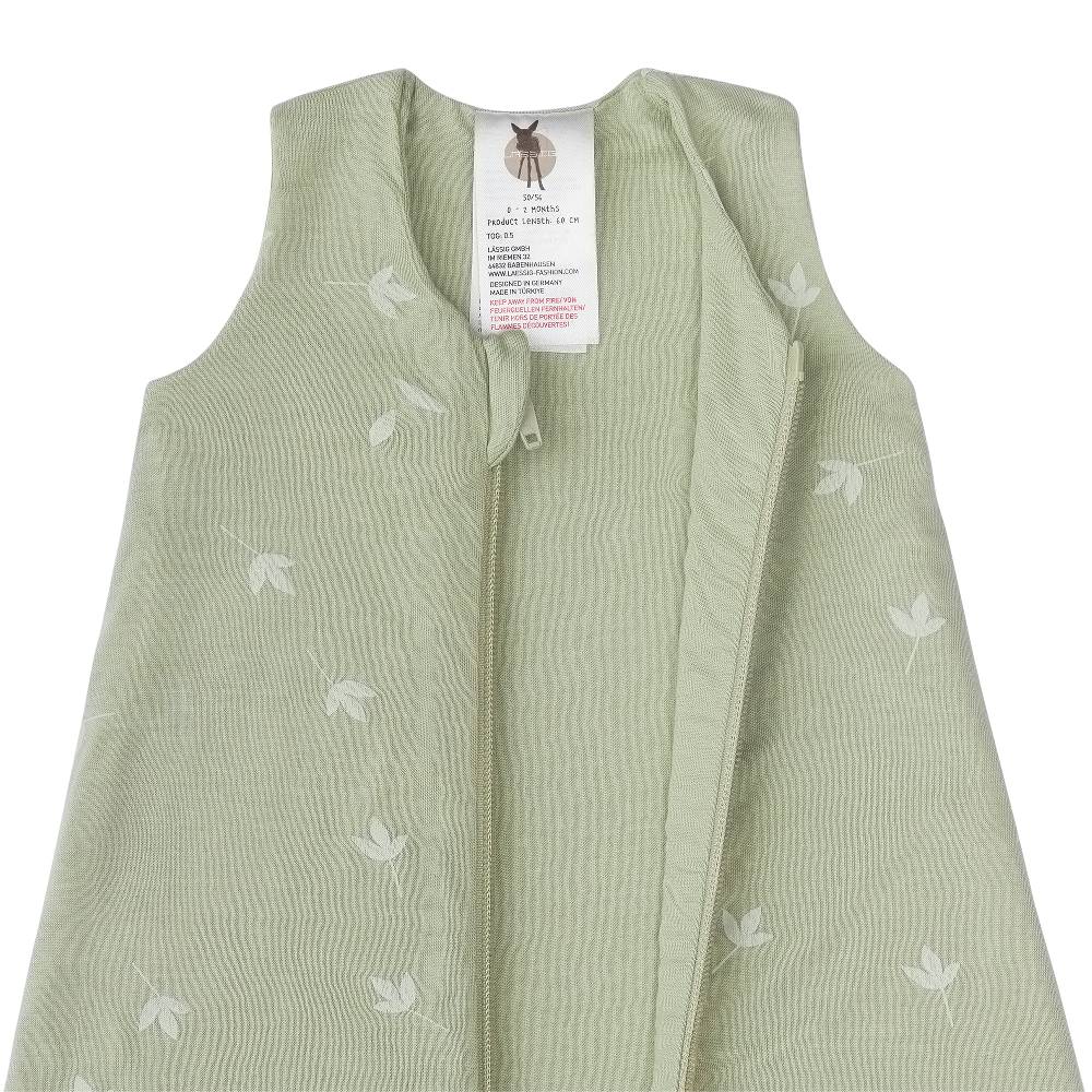 Lässig Baby Schlafsack 0,5 TOG - Blätter, Oliv Riesige Ersparnisse