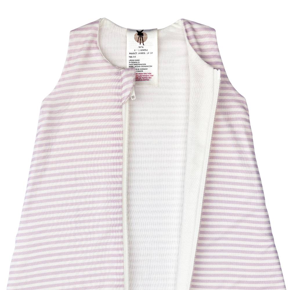 Lässig Baby Schlafsack 0,5 TOG - Gestreift, Lila Milky VIP-Rabatte