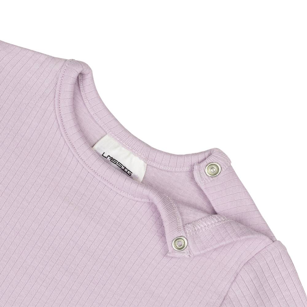 Lässig Baby Langarm Shirt - gerippt, Lila Neueste Stile